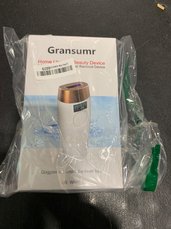 Photo 1 of Gransumr Laser Hair Removal,IPL At-Home Hair Removal Device for Women and Men, Laser Permanent Hair Remover 999999 Flashes for Arm Leg Back Whole Body Safe At-Home Hair Remover Device