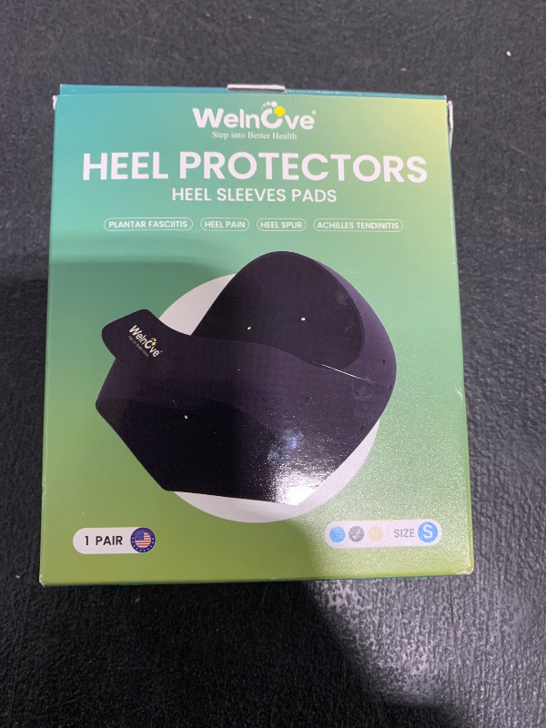 Photo 1 of Plantar Fasciitis Gel Heel Protectors - Welnove Heel Cups for Women Men Heels Spur Pain Relief - Heel Inserts Pads for Achilles Tendonitis Dry Cracked Heel Support Cushion (W 4.5-9 / M 5-8)