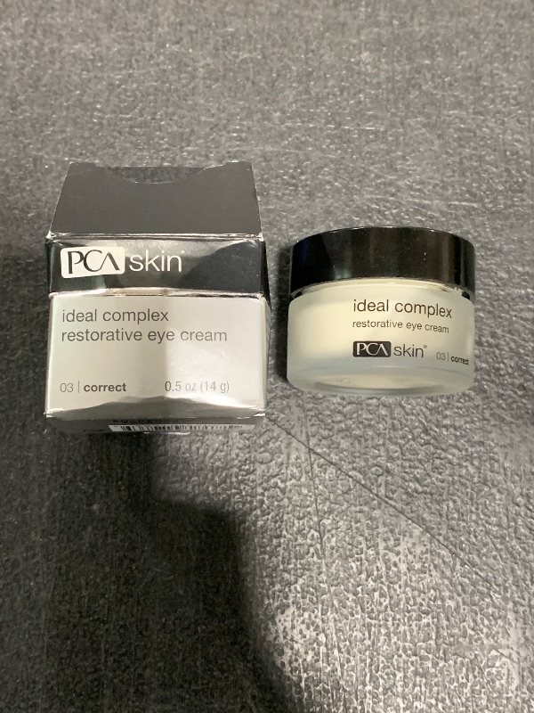 Photo 1 of PCA SKIN Ideal Complex Restorative Under Eye Cream, Brightening Eye Cream for Dark Circles, 0.5 fl oz Jar