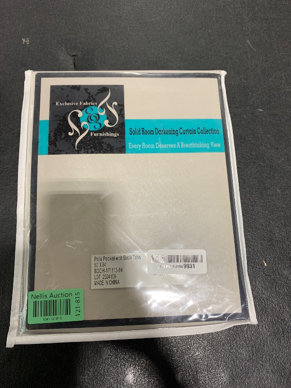 Photo 1 of HPD Half Price Drapes Solid Room Darkening Curtains 50 X 84 (1 Panel), BOCH-171113-84, Alabaster Beige