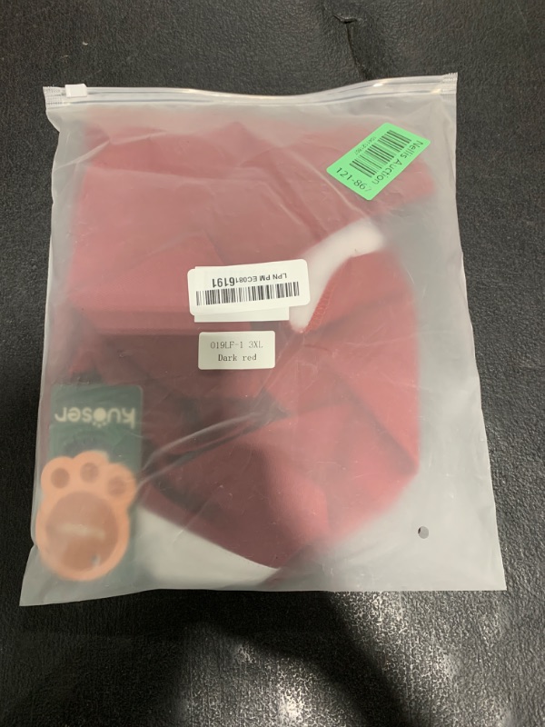 Photo 1 of Kuoser Dog Tuxedo, Wedding Suit with Bow Tie Formal Dog Costume, Red 3XL
