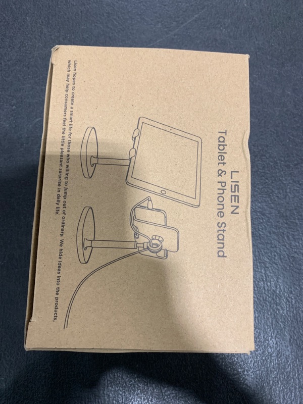 Photo 1 of LISEN Cell Phone Stand Adjustable for iPhone Phone Holder for Desk, Office Desk Accessories Computer PC for iPhone Stand Gaming Essentials Fit Otterbox Case Phones Switch Kindle iPad Air Tablet 4-10inLPNPMEB9234375
