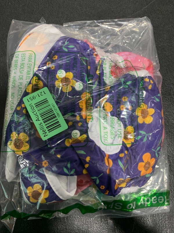 Photo 1 of Pet Soft Washable Female Diapers (3 Pack) Female Dog Diapers, Comfort Reusable Doggy Diaper for Girl Dog in Period Heat (Cute Flower, M)