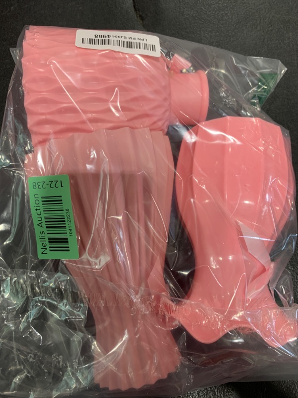 Photo 1 of Geelin 3 Pack Coquette Pink Bow Vase Plastic Flower Vase Bow Room Decor Aesthetic, Shatterproof with Ribbon for Girls Home Wedding Office Desk Decoration, 3 Size