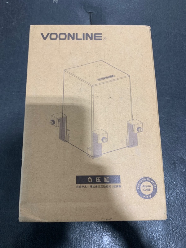 Photo 1 of Hifybaty Negative Pressure Fish Tank - Clear Fish Elevator Water Auto-Refill Vacuum Suspended Fish Tank Water Level Maintenance, Increase Fish Activity Area, Aquarium Decoration