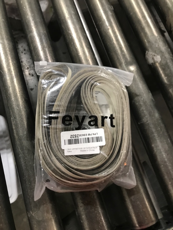 Photo 1 of Feyart 25m/82ft 8.5mm Grey Wicker Repair Kit, PE Rattan Repair Kit for Wicker Chair Fixing, Patio Furniture Repair
