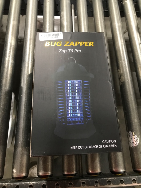 Photo 1 of GOOTOP Bug Zapper Outdoor, Mosquito Zapper, Electric Fly Zapper, Mosquito Killer, Fly Traps, 3 Prong Plug, Flying Insects Zapper Indoor Outdoor 90-130V, 4200V, ABS Plastic Outer (Black)