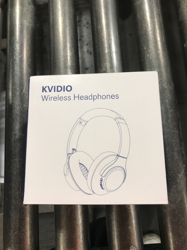 Photo 1 of KVIDIO Bluetooth Headphones Over Ear, 65 Hours Playtime Wireless Headphones with Microphone, Foldable Lightweight Headset with Deep Bass, HiFi Stereo Sound for Travel Work Cellphone