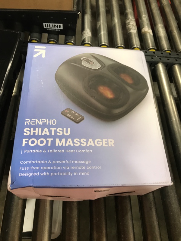 Photo 1 of RENPHO Foot Massager Machine with Heat [2025 Upgraded], FSA HSA Eligible, Foot Massager for Plantar Fasciitis, 3 Heat Levels, Fathers Day Dad Gifts for Women Mom, Wireless Control, True Feet Massage