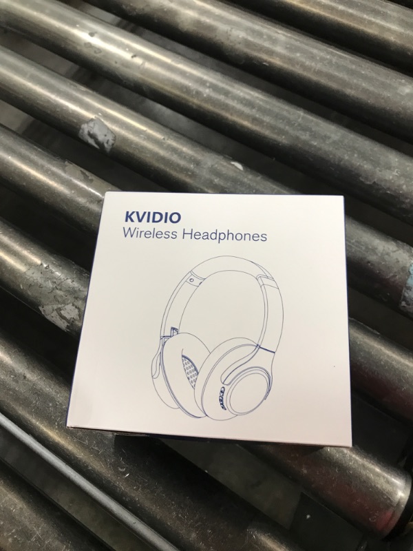 Photo 1 of KVIDIO Bluetooth Headphones Over Ear, 65 Hours Playtime Wireless Headphones with Microphone,Foldable Lightweight Headset with Deep Bass,HiFi Stereo Sound for Travel Work Cellphone