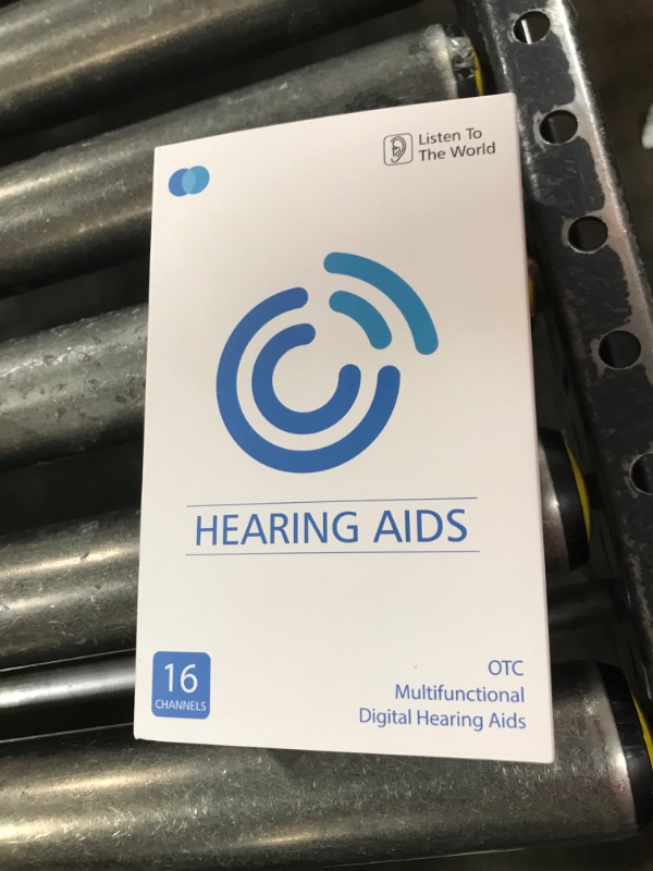 Photo 1 of Hearing Aids, Rechargeable Digital Hearing Aids for Seniors, Noise Cancelling with 16-Channel Sound Processing, Invisible Hearing Aids for Men Women with Charging Case (1, skin)