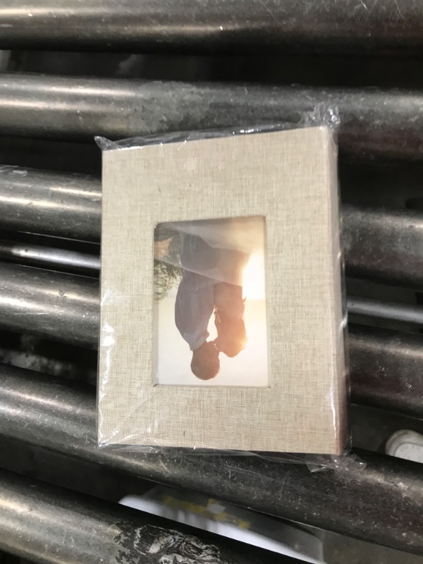Photo 1 of Vienrose Small Baby Photo Album 4x6 Photos, 2 Pack Linen Cover Mini Photo Book, 26-Page Holds 52 Pictures, Artwork or Postcards Storage