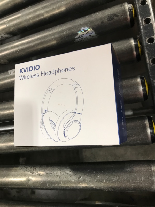 Photo 1 of KVIDIO Bluetooth Headphones Over Ear, 65 Hours Playtime Wireless Headphones with Microphone, Foldable Lightweight Headset with Deep Bass, HiFi Stereo Sound for Travel Work Laptop PC Cellphone