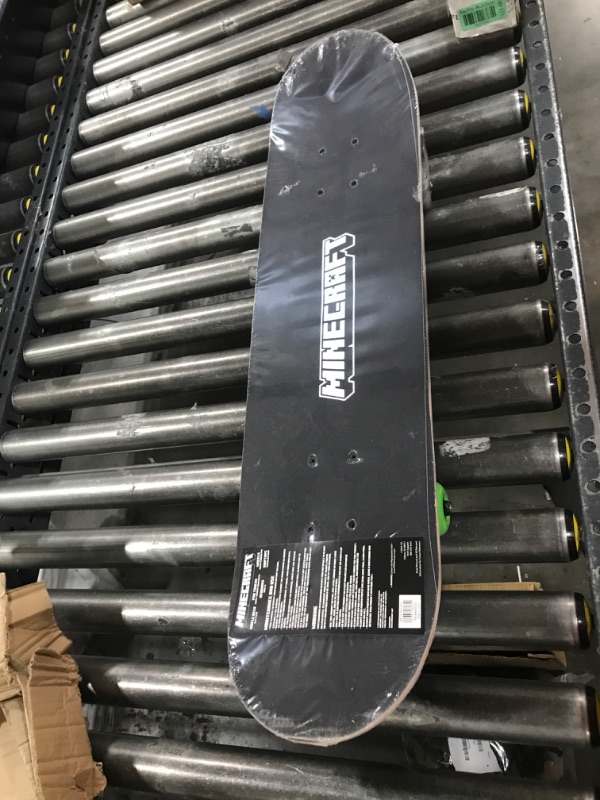 Photo 1 of Sakar Minecraft 31 inch Skateboard, 9-ply Maple Deck Skate Board for Cruising, Carving, Tricks and Downhill