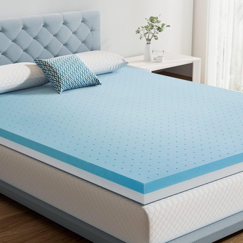 Photo 1 of Maxzzz 3 Inch Mattress Topper Full Memory Foam, Firm Bed Foam Mattress Topper with Remover Soft Cover, High Density Mattress Pad, Certipur-Us & Oeko-Tex Certified
