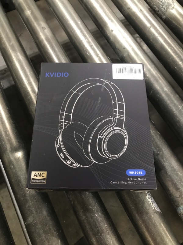 Photo 1 of KVIDIO Active Noise Cancelling Headphones, 70 Hours Playtime Bluetooth Headphones Wireless with Microphone, Transparency Mode, Deep Bass and Hi-Fi Stereo Sound Over Ear for Travel Office
