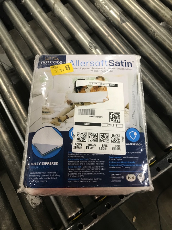 Photo 1 of RV 6 Sided Zippered Mattress Protector with Secure Locking Zipper for 70x80 RV King. Creates a Natural Seal Around Your Mattress from Dust, Pet Dander, Pollen, Liquids & More. Oeko-Tex Certified