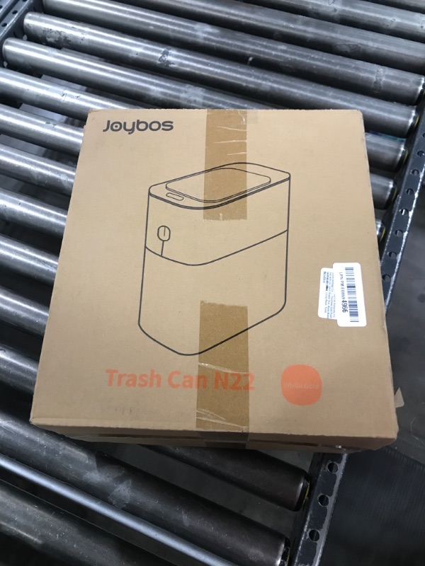 Photo 1 of JUDRDO Bathroom Trash Can, Motion Sensor Trash Can with Lid 13L /3.5 Gallon Automatic Touchless Garbage Can Simple Use Wastebasket for Bathroom Kitchen Bedroom Office Home Living Room