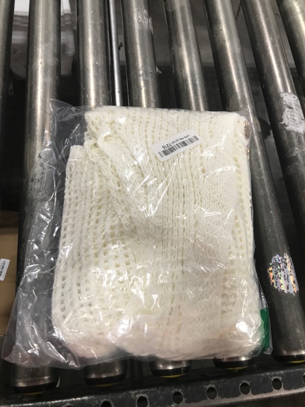 Photo 1 of Cakulo Womens Sleeveless Crochet Cardigans Beach Cover Up 2025 Summer Long Knit Sweater Vest Tops White M