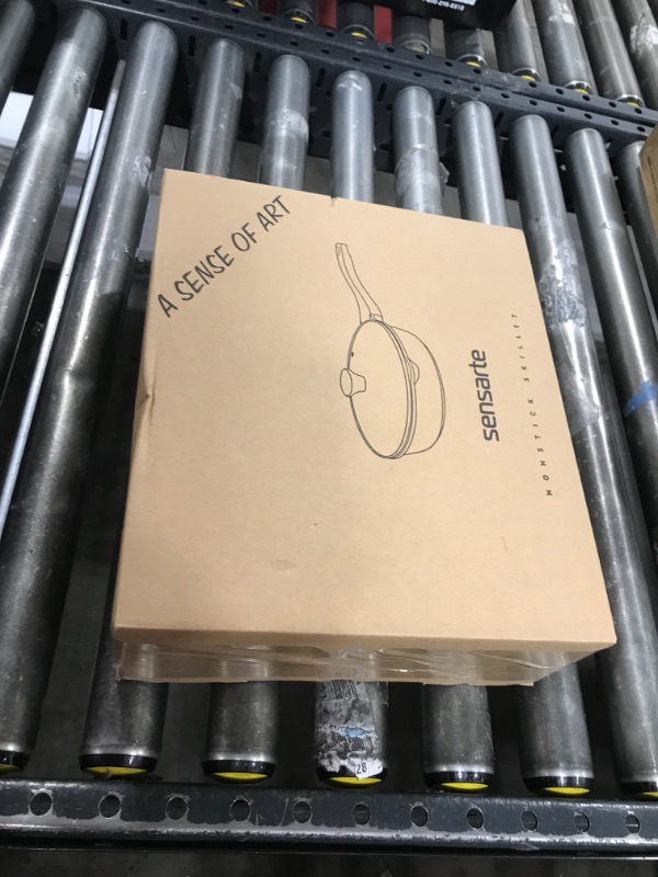 Photo 1 of SENSARTE Nonstick Ceramic Saute Pan 10-Inch, Non-toxic Deep Frying Pan Skillet with Lid, Healthy Jumbo Cooker, Stay Cool Handle, Induction Compatible, PFOA & PFAS Free