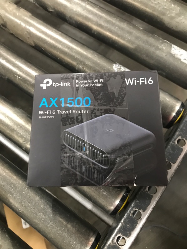 Photo 1 of TP-Link Ultra-Portable Wi-Fi 6 AX1500 Travel Router TL-WR1502X | Easy Public WiFi Sharing | Hotel/RV/Travel Approved | Phone WiFi Tether | USB C Powered | Multi-Mode | Tether App | Durable Design