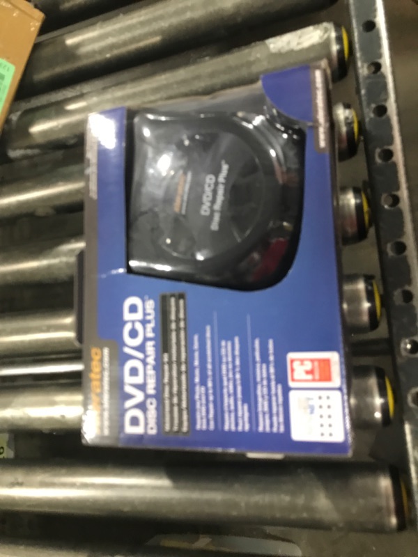 Photo 1 of Aleratec Motorized DVD CD Cleaner Disc Repair System - Scratch Remover and Cleaner for CD Player Discs - Includes Solution - Portable Disc Cleaner for Restoring CDs, DVDs, and More