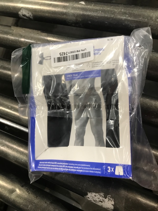 Photo 1 of Under Armour Performance Tech Mesh Boxerjock 6in 3 Pack, Black Solid - Core 3 Pack, MD