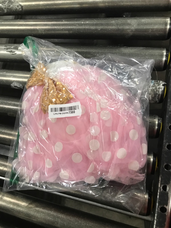 Photo 1 of It’s My 1st/2nd Birthday Outfit Toddler Baby Girl ONE Party Tutu Dress for Kids Halloween Pageant Half/First Onesie Crown Infant Skirt Sets for Photo Props Costume Pink-Polka Dots(ONE) 1Y