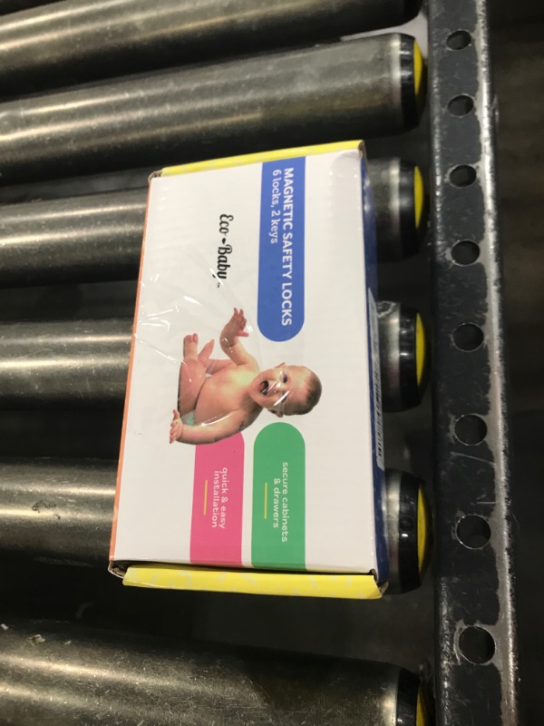 Photo 1 of 6 Pack Magnetic Cabinet Locks for Babies (with 2 Keys), Eco Baby Magnetic Baby Proofing Cabinet Locks, Child Locks for Cabinets Drawers Doors for Back to School, Easy Installation No Tools Required
