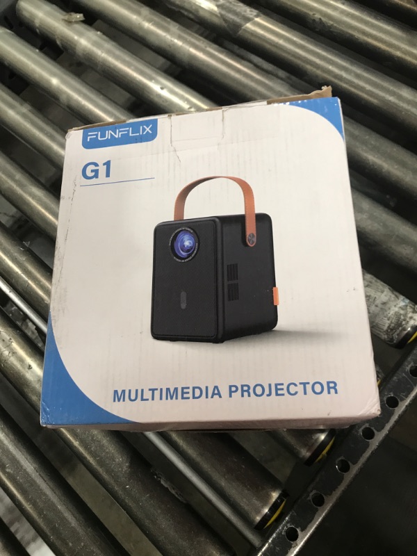 Photo 1 of [Electric Focus] 5G WiFi Projector with Bluetooth, FunFlix G1 Mini Portable 1080P Projector,2024 Latest Fully Sealed Outdoor Projector,15000 Lumens & Zoom& 4D Keystone for Phone/Stick/ Laptop/HDMI/USB