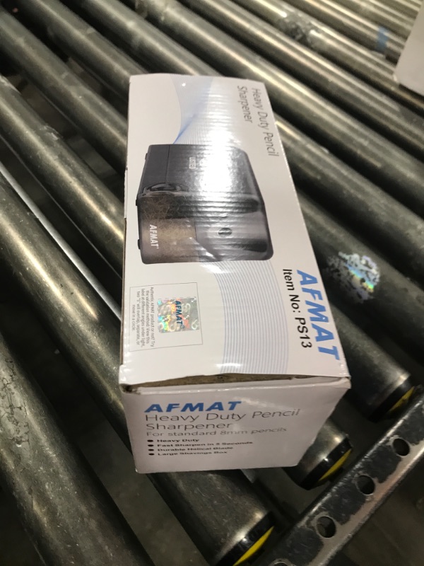 Photo 1 of AFMAT Electric Pencil Sharpener, Heavy Duty Classroom Pencil Sharpeners for 6.5-8mm No.2/Colored Pencils, UL Listed Industrial Pencil Sharpener w/Stronger Helical Blade, Model S230(Item No. PS13)