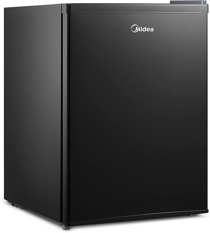 Photo 1 of Midea WHS-87LB1 Refrigerator, 2.4 Cubic Feet, Black
