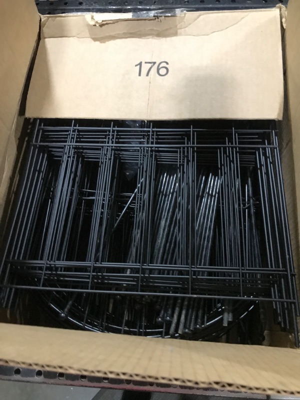 Photo 1 of Decorative Garden Fence 17in x10ft, 10 Pack Rustproof Metal No Dig Fence Animal Barrier for Dog, Arched Flower Bed Edging Ornamental Wire Border Panel Fencing for Yard Patio Outdoor Decor