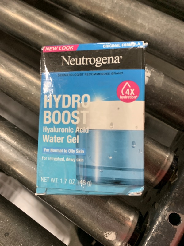 Photo 1 of Neutrogena Hydro Boost Water Gel with Signature Fragrance, Hyaluronic Acid Face Moisturizer for Normal to Oily Skin, Delivers Hydration for Refreshed, Dewy Skin, 1.7 fl. oz