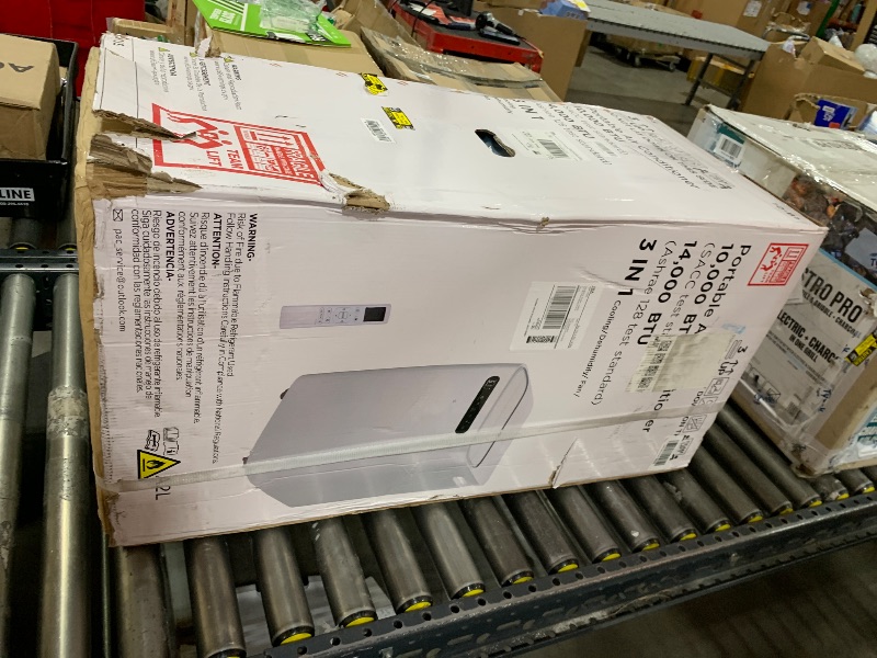 Photo 1 of 14000 BTU Portable Air Conditioners for Room up to 700 Sq. Ft, 3-IN-1 Portable AC Unit with Fan Dehumidifier, Drainage-free Cooling, 48 dB Quiet Sleep Mode, 24H Timer, Auto Swing, Windows Kit Included
