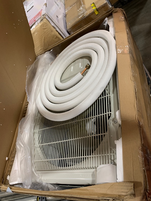 Photo 1 of Zstar 9,000 Btus Mini Split AC, 19 SEER2 Wall Mounted AC with Heat Pump & Installation Kits, Ductless Inverter Split-System Air Conditioners Cools up to 450 Sq.Ft, WIFI and Remote Control, 115V