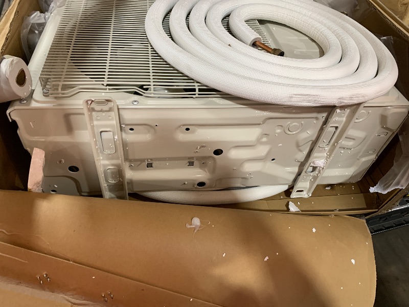 Photo 1 of Zstar 9,000 Btus Mini Split AC, 19 SEER2 Wall Mounted AC with Heat Pump & Installation Kits, Ductless Inverter Split-System Air Conditioners Cools up to 450 Sq.Ft, WIFI and Remote Control, 115V