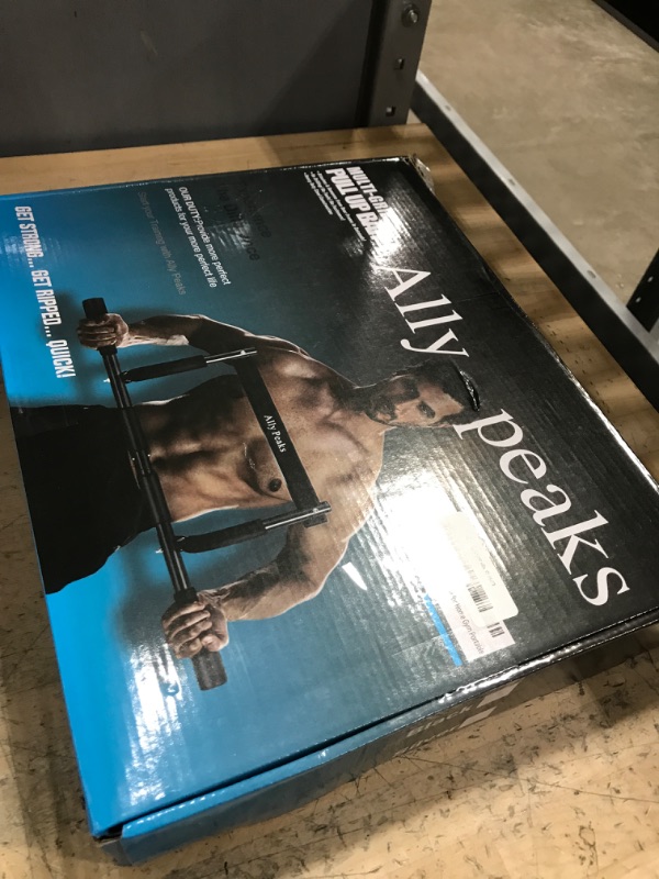 Photo 1 of Ally Peaks Pull Up Bar for Doorway | Thickened Steel Max Limit 440 lbs Upper Body Workout| Multi-Grip Strength| Indoor Chin-Up Bar Fitness Trainer for Home Gym Portable