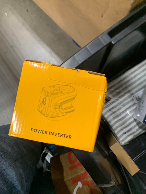 Photo 1 of 200W Portable Power Inverter for DeWALT 20V,Ecarke Outdoor Generato Battery Converter with 2 USB&LED&AC Battery Powered Outlet,Convert DC 18V/20V to AC 110V-120V Portable Power Station(Tool Only)