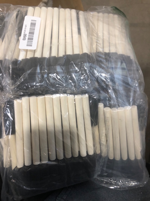 Photo 1 of 200 Pack 1 inch Foam Brush Bulk Foam Paint Brush Sponge Paint Brush with Wood Handle for Acrylics, Stains, Varnishes, Crafts