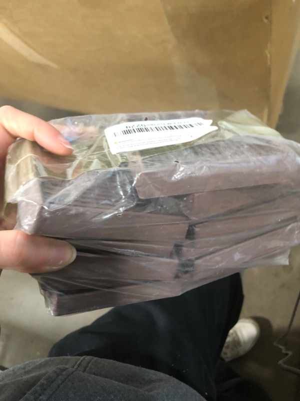 Photo 1 of CalPalmy 3X3 Square Rubber Furniture Caster Cups with Anti-Sliding Floor Grip (Set of 12) - Customer Trusted Floor Pads for Furniture Legs and Furniture Floor Protectors