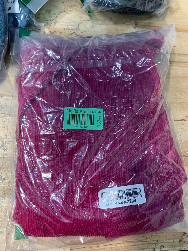 Photo 1 of Adrianna Papell Women's Halter Crinkle Metallic Dress, Magenta
