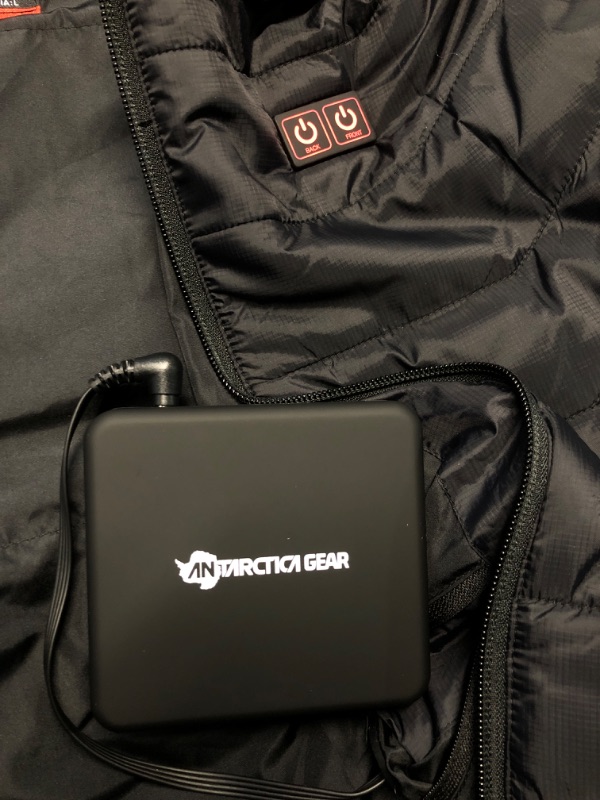 Photo 1 of ANTARCTICA GEAR Heated Jacket, Lightweight Heating Jackets with 12V/5A Power Bank, 6 Areas Winter Coat for Men and Women