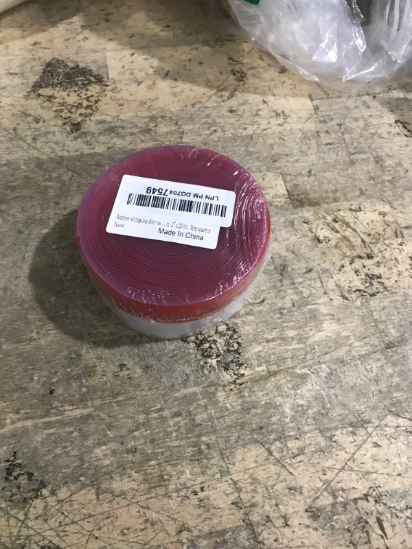 Photo 1 of ?2025 New Upgrade? Wide Silicone Weather Stripping Door Seal with Strong Adhesive 2" x 20 ft, Draft Stopper for Garage, Shower & Sliding Doors - Gap & Under Door Protection, Transparent