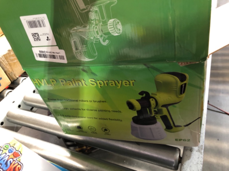 Photo 1 of ***(NO RETURNS OR REFUNDS/ FOR PARTS ONLY/ NON FUNCTIONAL)***
ELPIDIO Paint Sprayer, 700W HVLP Electric Spray Gun, with Cleaning & Blowing Joints 4 Copper Nozzles and 3 Patterns Paint Sprayers for Home Furniture, Walls, Cabinets, Fence, Door etc. EP62.