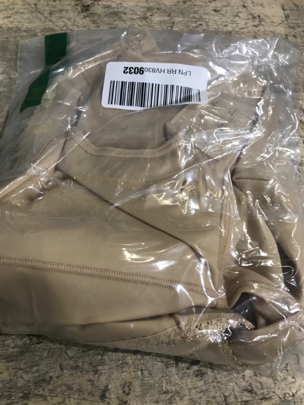 Photo 1 of LANCS Women Upper Arm Body Shapewear Surgical Compression Sleeves Slimmer Shape Tops Posture Corrector Vest Shaper (Beige, Large)