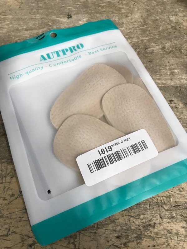 Photo 1 of (3 Pairs) Pigskin Heel Cushions Cups for Plantar Fasciitis, Sore Heel Pain, Bone Spur & Achilles Tendonitis, Heel Support Insoles, Adhesive Heel Padding Inserts for High Heels Boots Flats Sandals