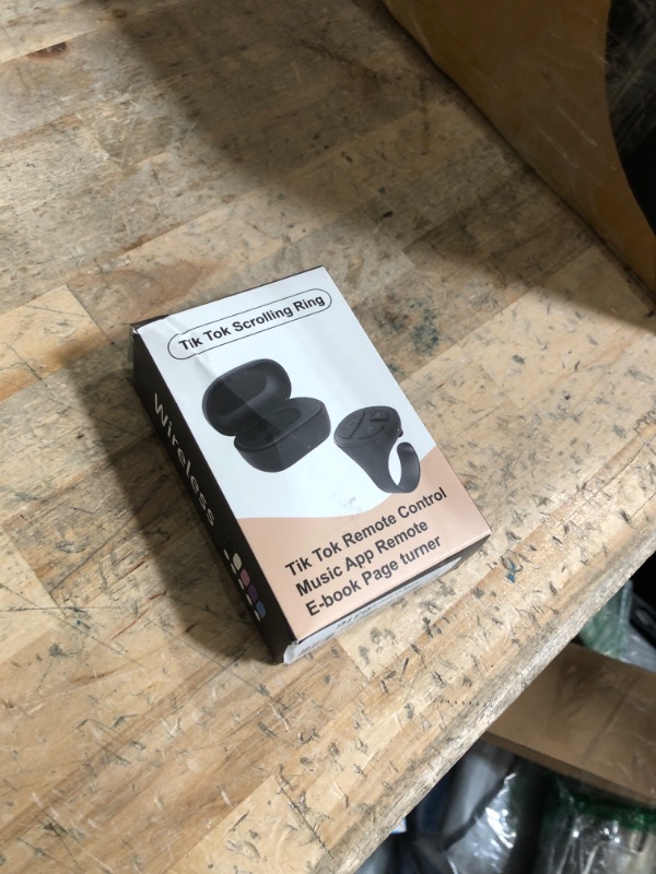 Photo 1 of STDFORU TikTok Scrolling Ring, Bluetooth Camera Remote Control, Scrolling Ring for TIK Tok, iPhone, iPad, Android (Baby Pink)