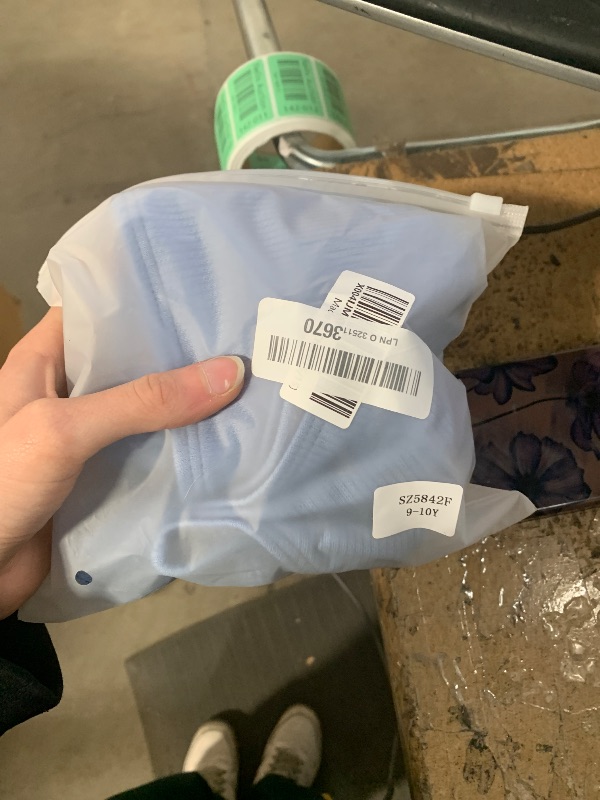 Photo 1 of URMAGIC Girls Two Piece Swimsuits Ribbed Bikini Sets Swimming Bathing Suit Beach Sport Athletic Teen Girls Swimwear Gray Blue SIZE: XS