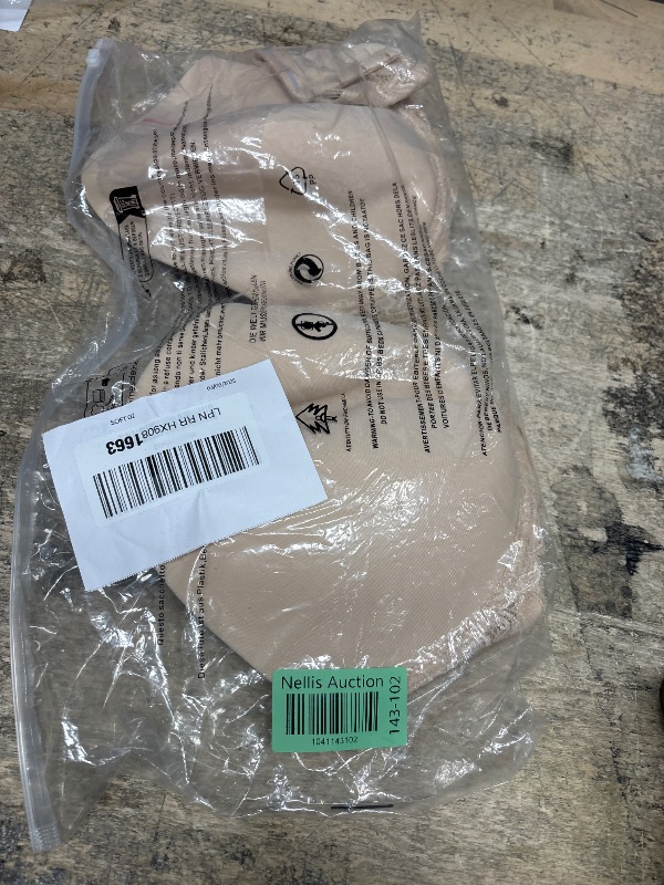 Photo 1 of YANDW Strapless Lightly Padded Full Figured Coverage Bra Clear Back Multiway Invisible Straps Backless Brassiere for Women Nude, 40G